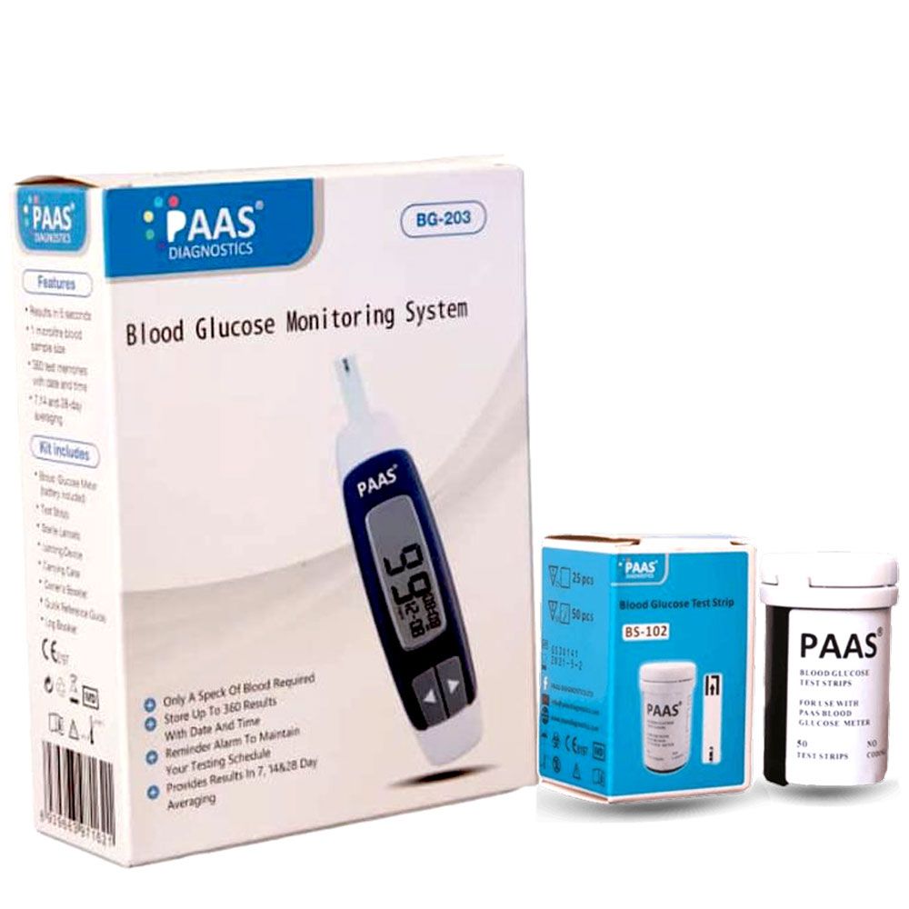 Blood Glucose Monitor With 50pcs Of Test Strips