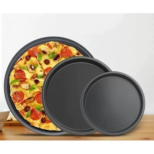 Carbon Steel Non Stick Pizza Pan Pizza Baking Pan Set Of 3