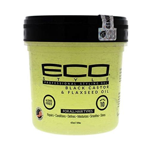 Professional Styling Gel (16 OZ) Black Castor & Flaxseed