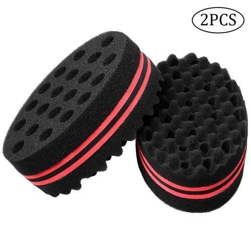 Hair Accessory Magic Twist Hair Sponge Brush, Dreads Locks Afro Braid Wave Hair Brush For Natural Hair Twist (2pc)