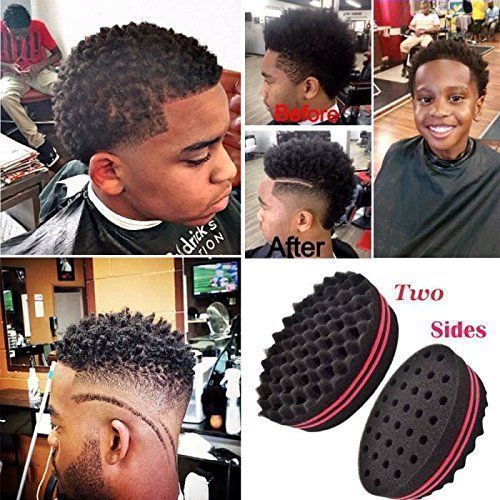 Hair Accessory Magic Twist Hair Sponge Brush, Dreads Locks Afro Braid Wave Hair Brush For Natural Hair Twist (2pc)