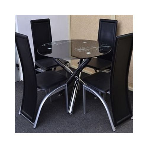 Dining Set - Round Table - 4 Seater (Lagos Delivery Only)