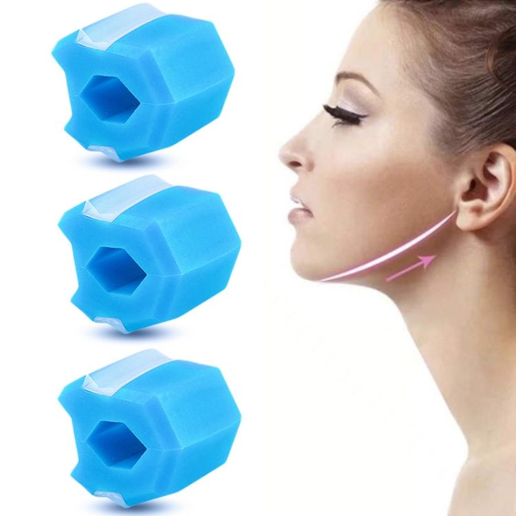3PCS 6th Generation Masseter Ball Face-Lifting Device 6th Generation (Light Blue)