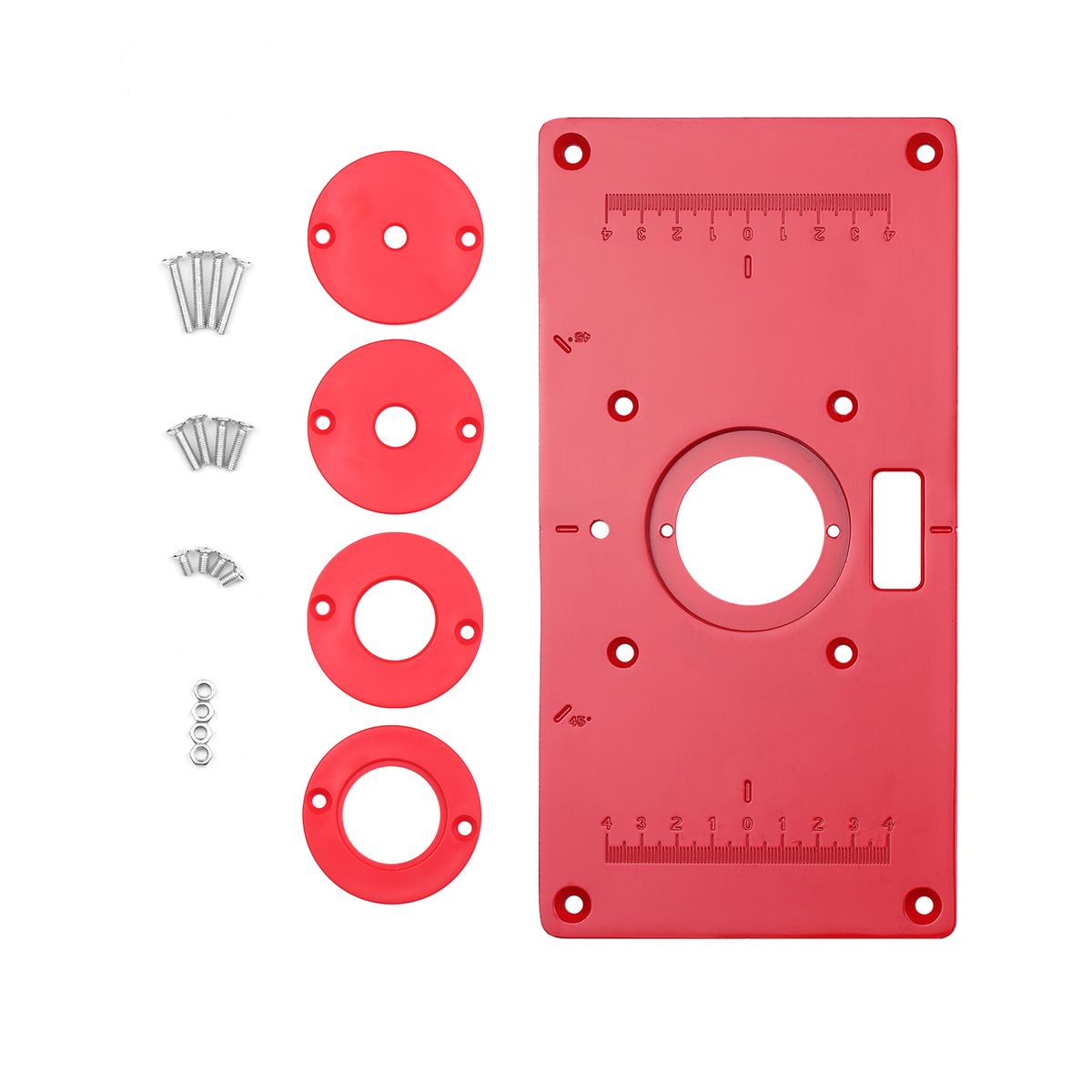Multifunctional Router Table Aluminum Alloy Insert Plate