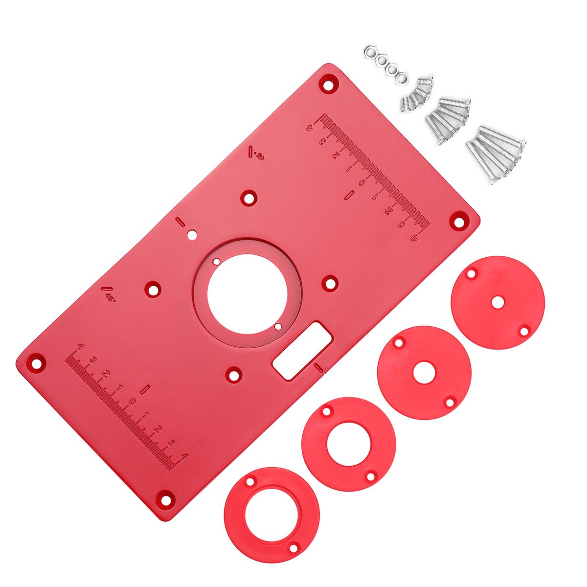 Multifunctional Router Table Aluminum Alloy Insert Plate