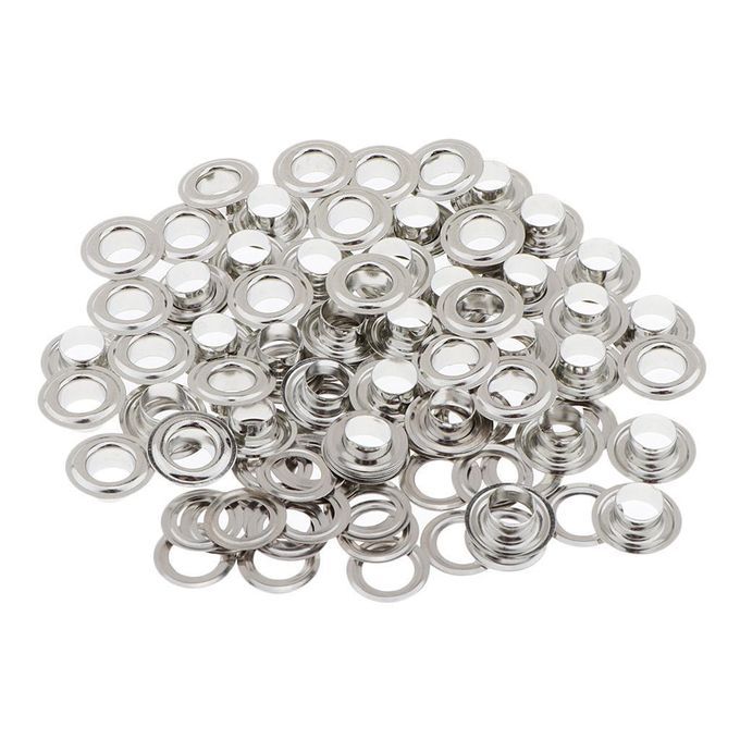 50 Sets Metal Eyelets With Washers For DIY Grommets Leather
