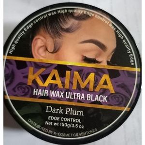 KAIMA HAIR WAX BLACK DARK PLUM EDGE CONTROL 150ml