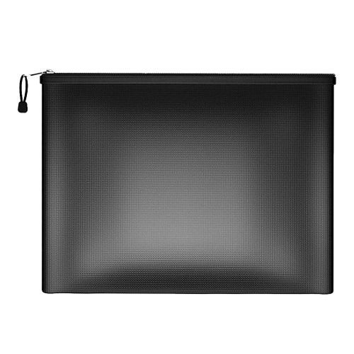 Document Bag Fireproof Pouch Holder File Organizer A4 Storage Money Envelope Fire Resistant Safe Folder Waterproof Zipper Cash Black