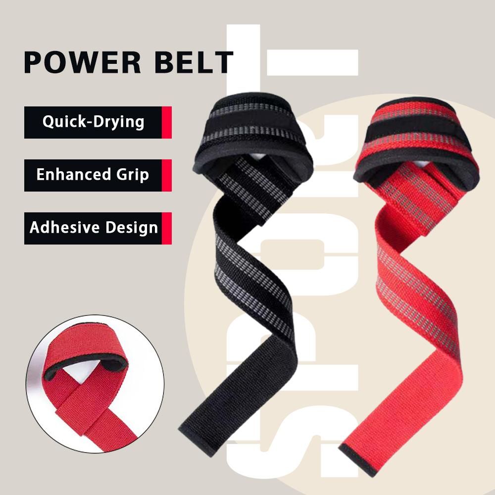 Lifting Straps Gym Fitness Gloves Anti-slip Hand Wraps Wrist Straps Support For Weight Lifting Power Lifting Training 1 Pair