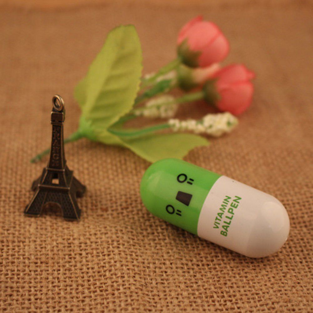 Cartoon Creative Expansion Ball Pen Capsule Pen Can Be Customized Expression Random