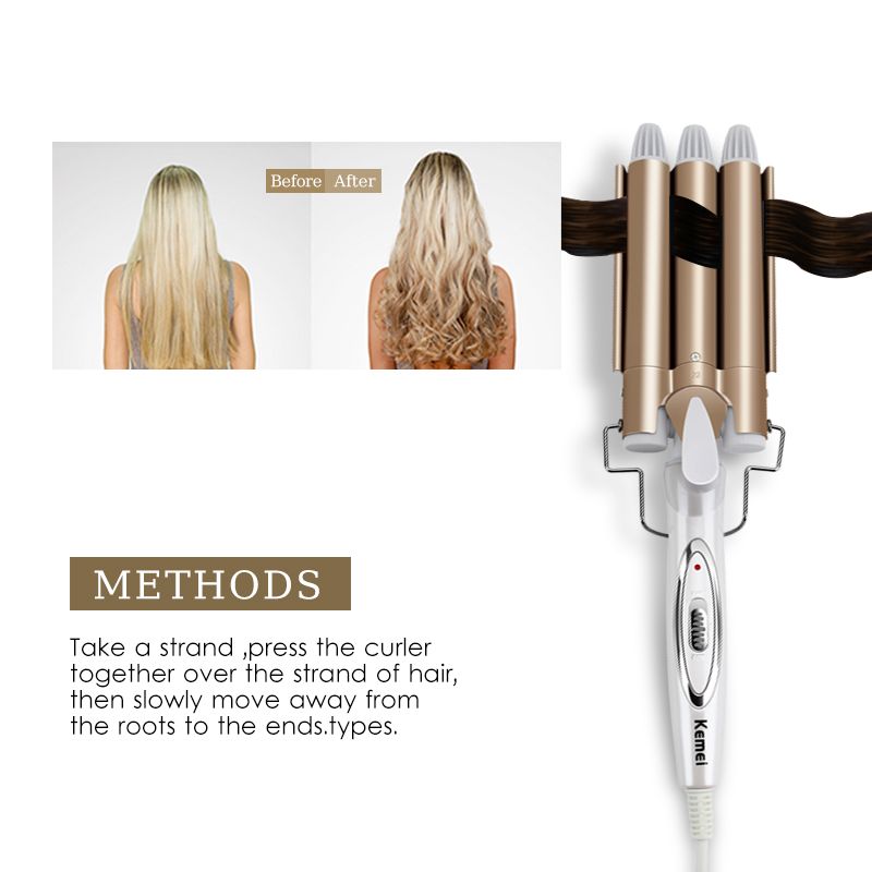 Deep Wavy Hair Curler Iron Fast Hot Hair Wand For  Women