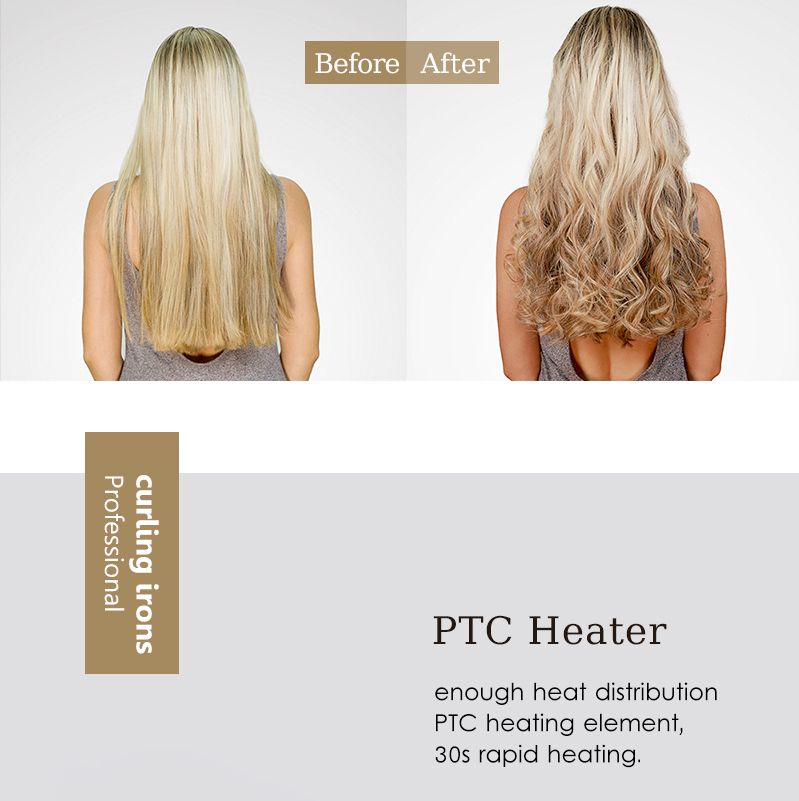 Deep Wavy Hair Curler Iron Fast Hot Hair Wand For  Women