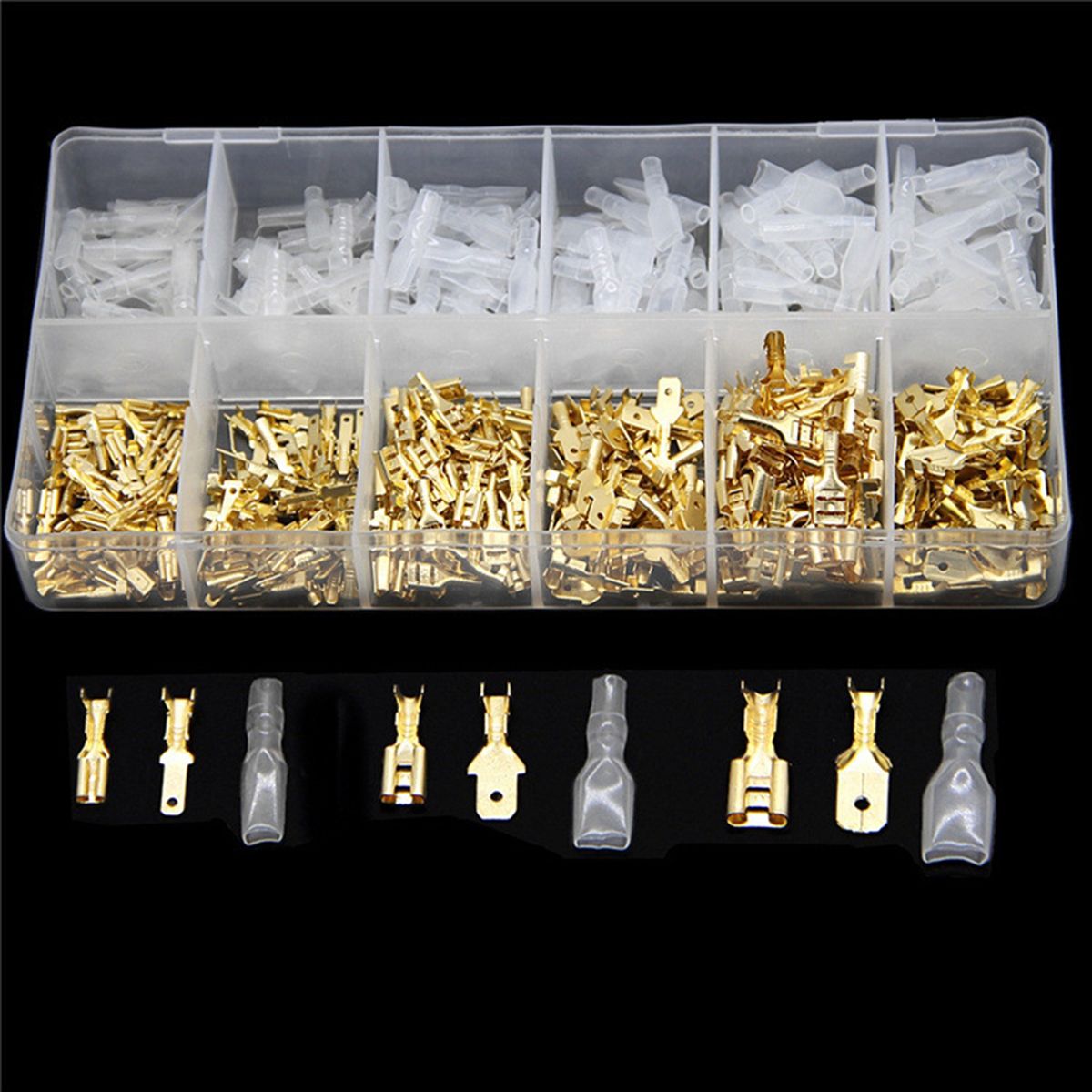 450PCS Assortment Kit Quick Splice Male Bus Connector