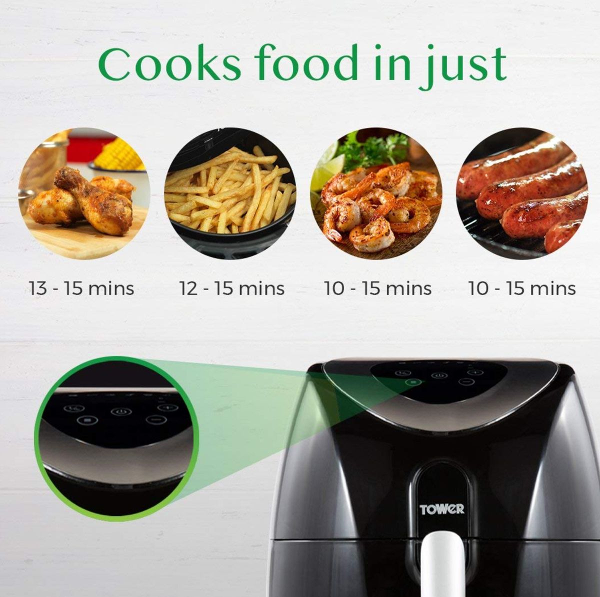 Healthy Oil Free Or Low Fat Air Fryer, 1500 W, 4.3 L