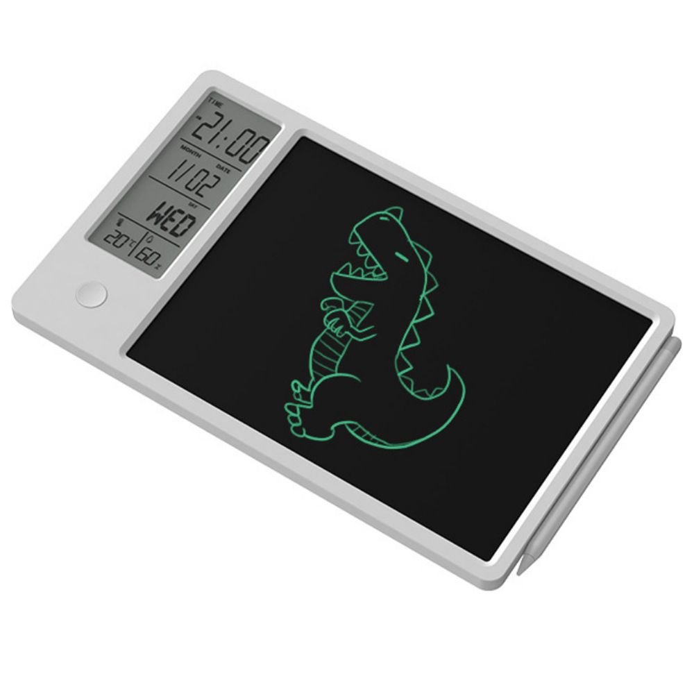 10 Inch Rechargeable LCD Writing Tablet Electronic Graphic Pad Office Memo Board Adult Business Notebook Kids Drawing Toys White