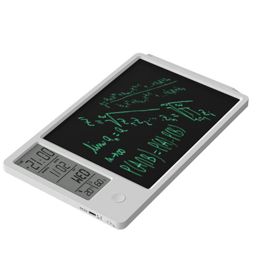 10 Inch Rechargeable LCD Writing Tablet Electronic Graphic Pad Office Memo Board Adult Business Notebook Kids Drawing Toys White