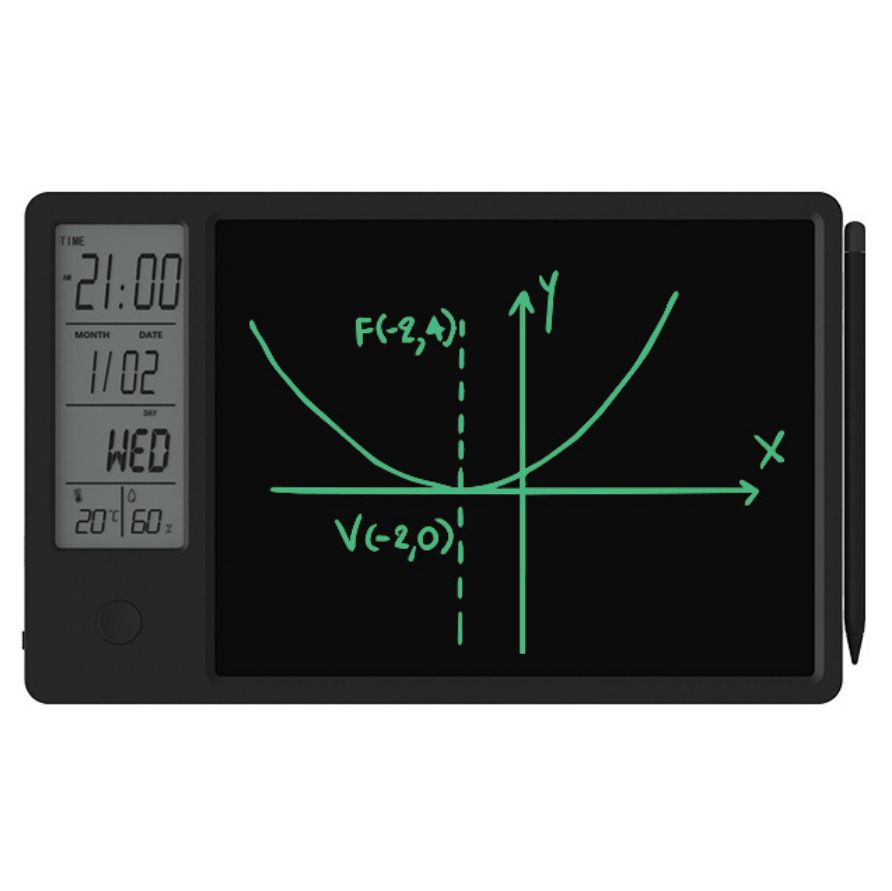 10 Inch Rechargeable LCD Writing Tablet Electronic Graphic Pad Office Memo Board Adult Business Notebook Kids Drawing Toys White