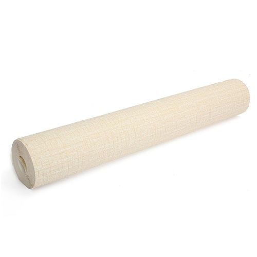 10M Modern Minimalist Solid Plain Non-woven Wallpaper Flocking Particles Bedroom#Beige