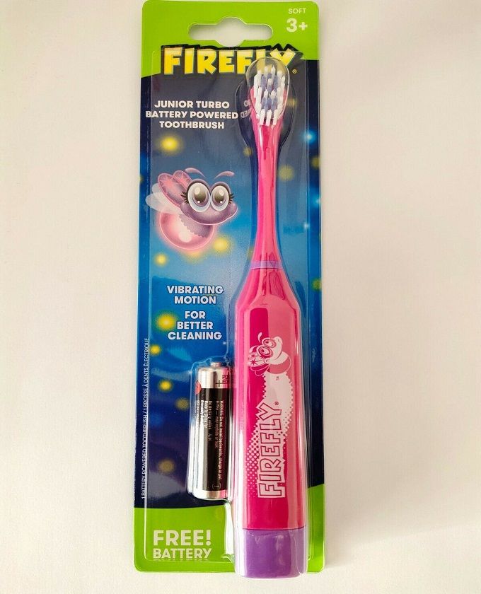 Junior Turbo Battery Powered Toothbrush - Pink