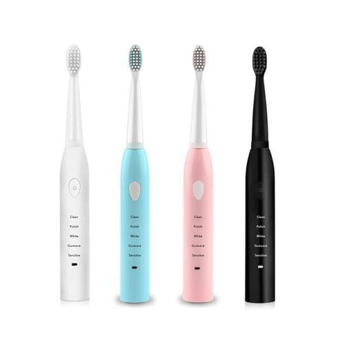 Smart Ultrasonic Electric Toothbrush Rechargeable Ip67