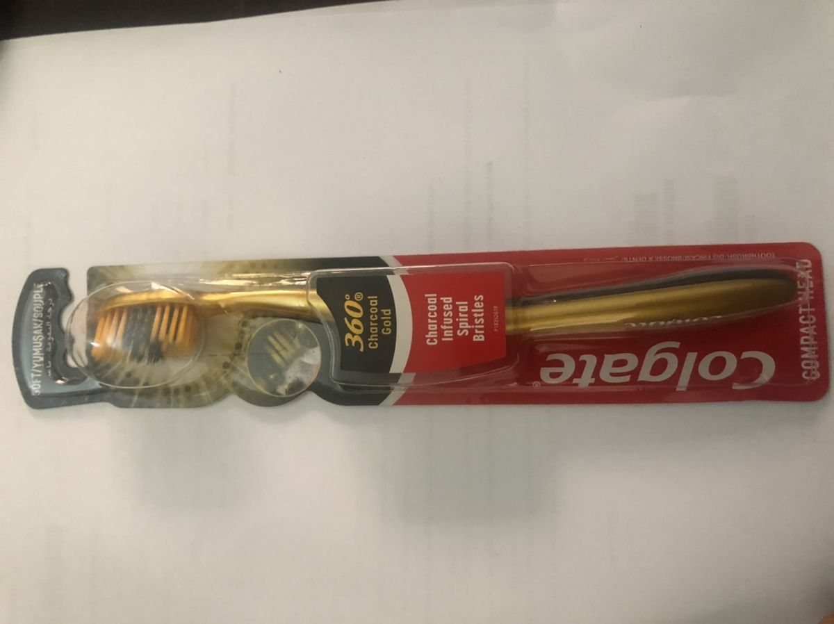 360 CHARCOAL GOLD TOOTHBRUSH