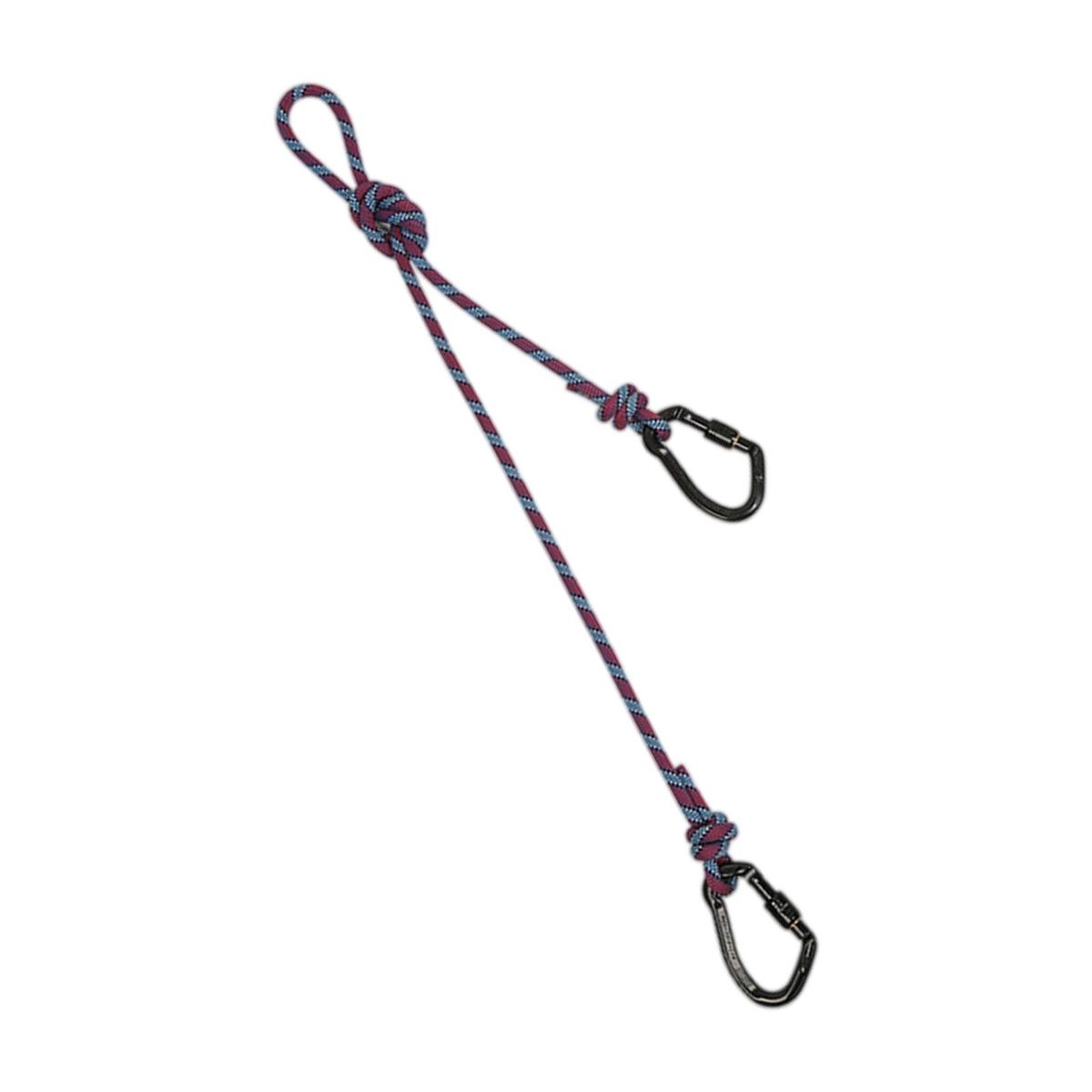 Safety Lanyard Climbing Harness Scaffolding Sling Belt Black Lock