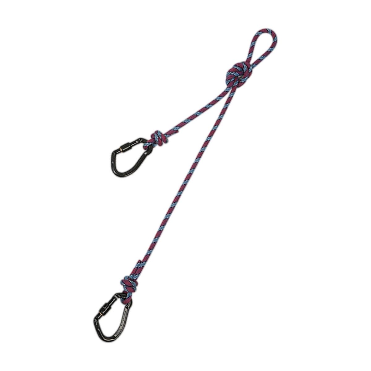 Safety Lanyard Climbing Harness Scaffolding Sling Belt Black Lock