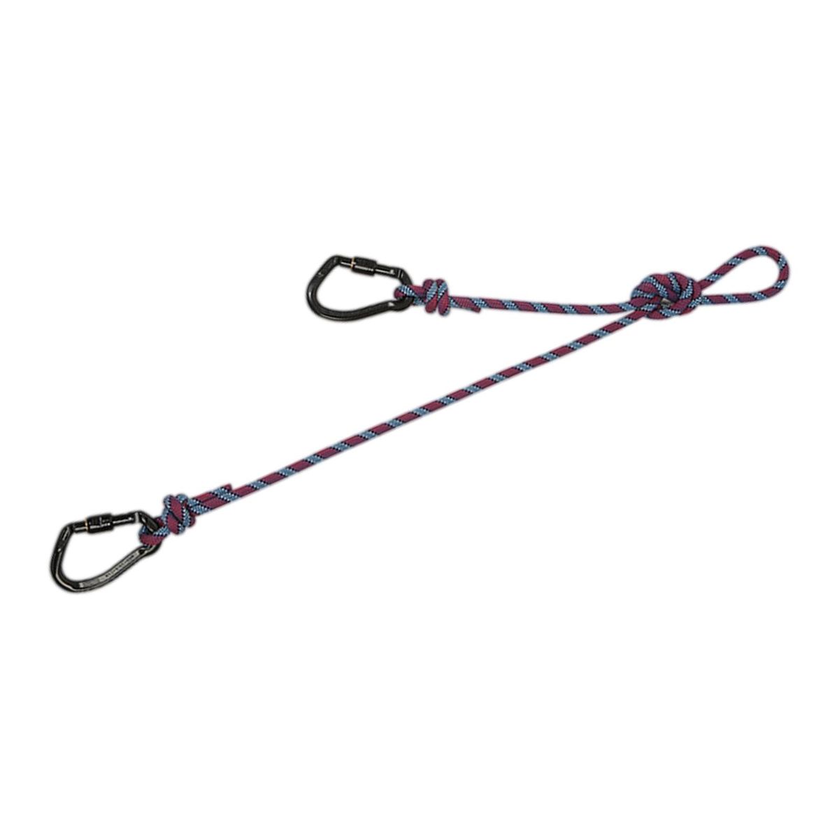 Safety Lanyard Climbing Harness Scaffolding Sling Belt Black Lock