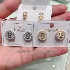 Non Pierce Clip Stud Earring For Men+ Free Selfie Remote