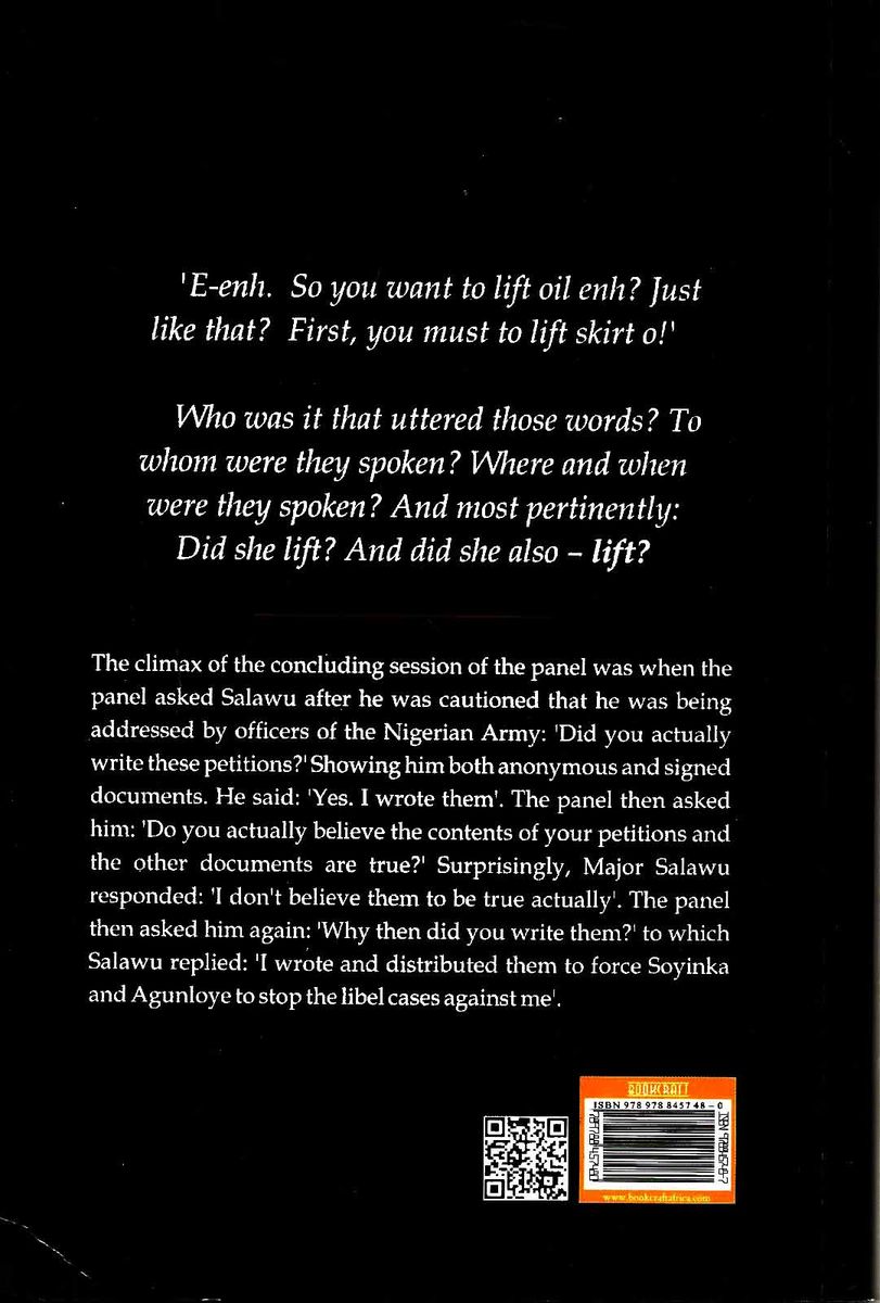 WOLE SOYINKA (Between Defective Memory And The Public Lie)