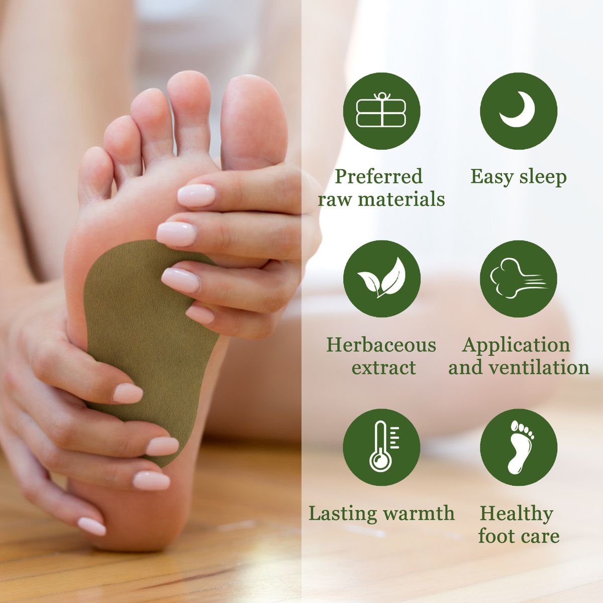 12Pcs Wormwood Foot Pad Detox Cleansing Remove Toxin Patch