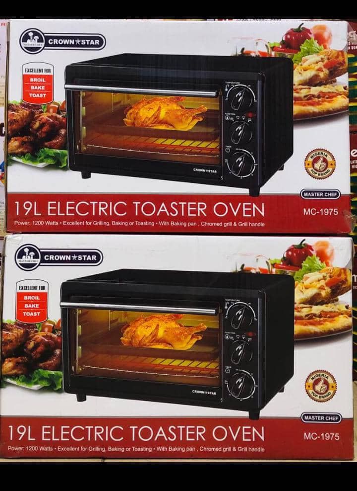 19L Electric Oven With Toaster + Grill And Baker