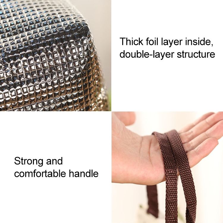 2 PCS  Animal Canvas Portable Insulation Bag