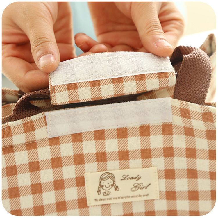 2 PCS  Animal Canvas Portable Insulation Bag