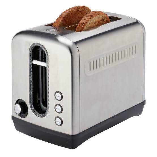 Two Slice Auto Popup Electric Toaster - Pullout Crumb Tray