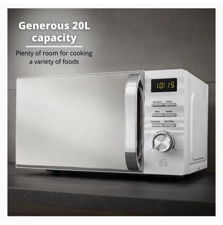 Symphony 20L Microwave Oven With 5 Power Levels