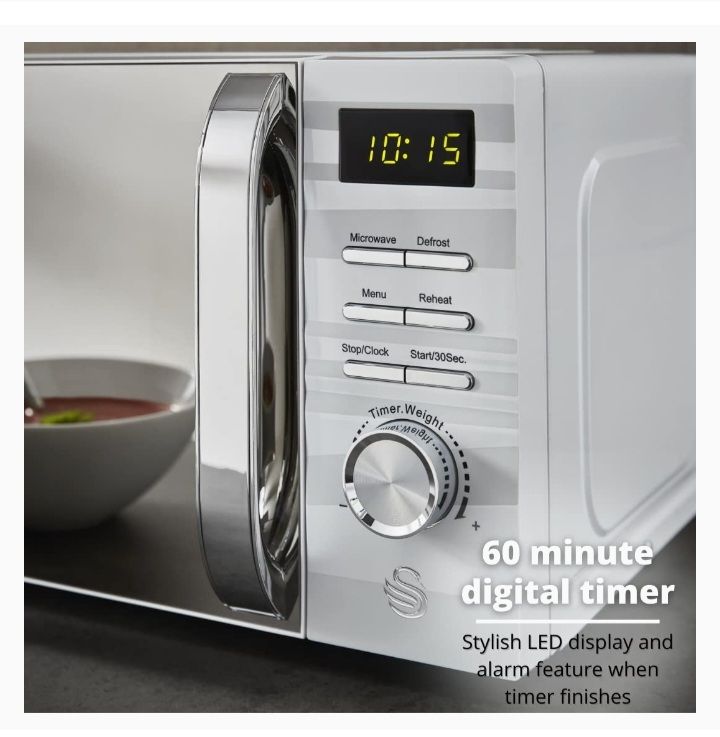 Symphony 20L Microwave Oven With 5 Power Levels