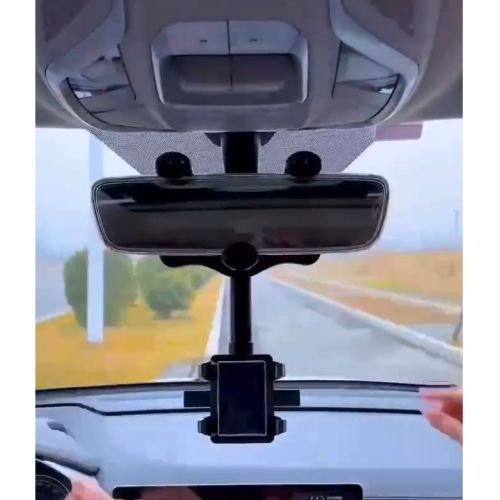 Car Phone Holder 360° Rotatable And Retractable Phone Holder