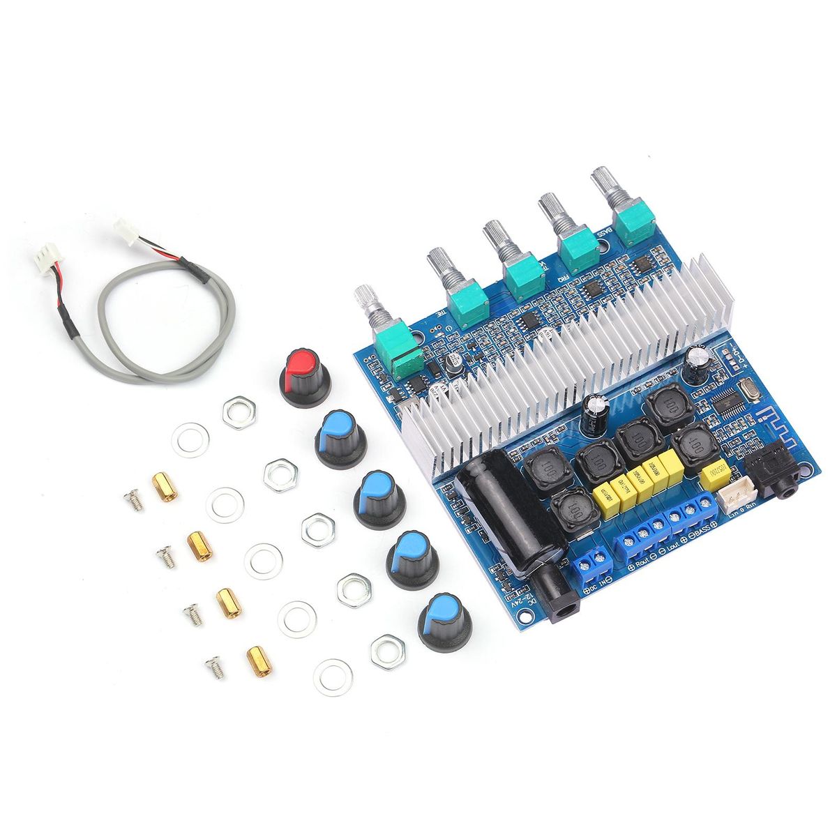 TPA3116 Digital Power Amplifier Board HIFI Module BT 4.2 Wireless Subwoofer Stereo Audio AMP 12-24V