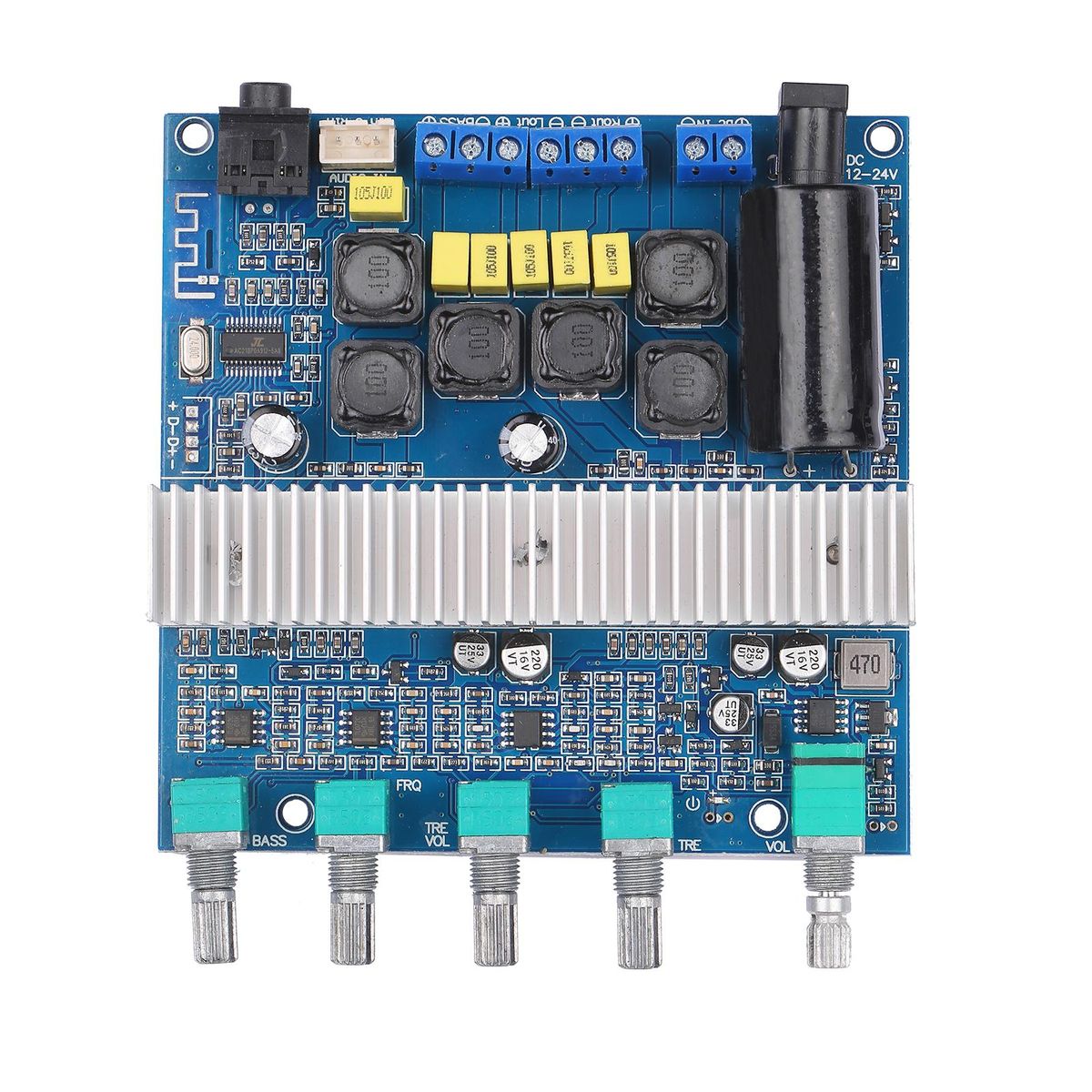 TPA3116 Digital Power Amplifier Board HIFI Module BT 4.2 Wireless Subwoofer Stereo Audio AMP 12-24V