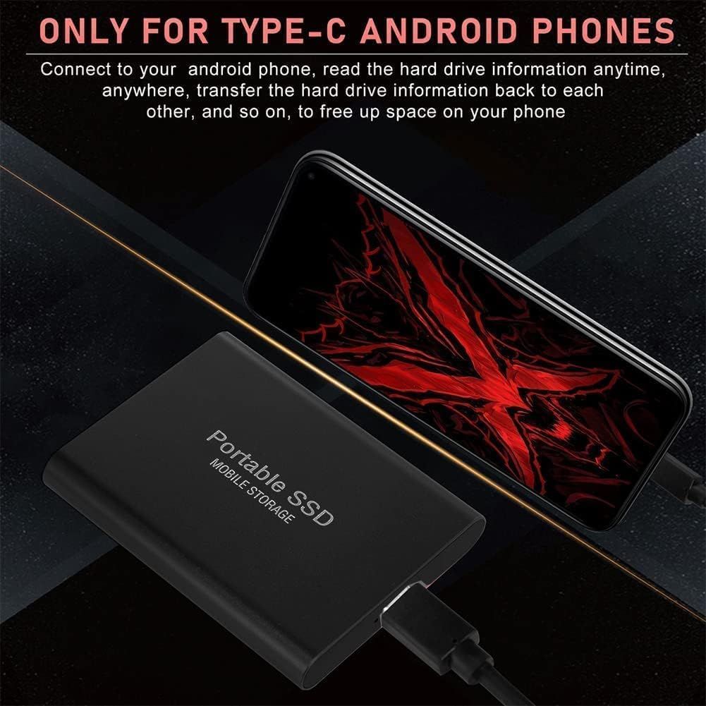 Portable SSD External Hard Disk Drive - 4TB Storage Space