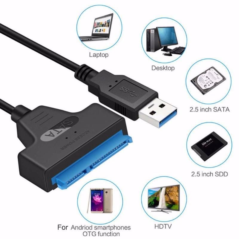 Hard Drive Adapter USB 3.0 To SSD Data Cable