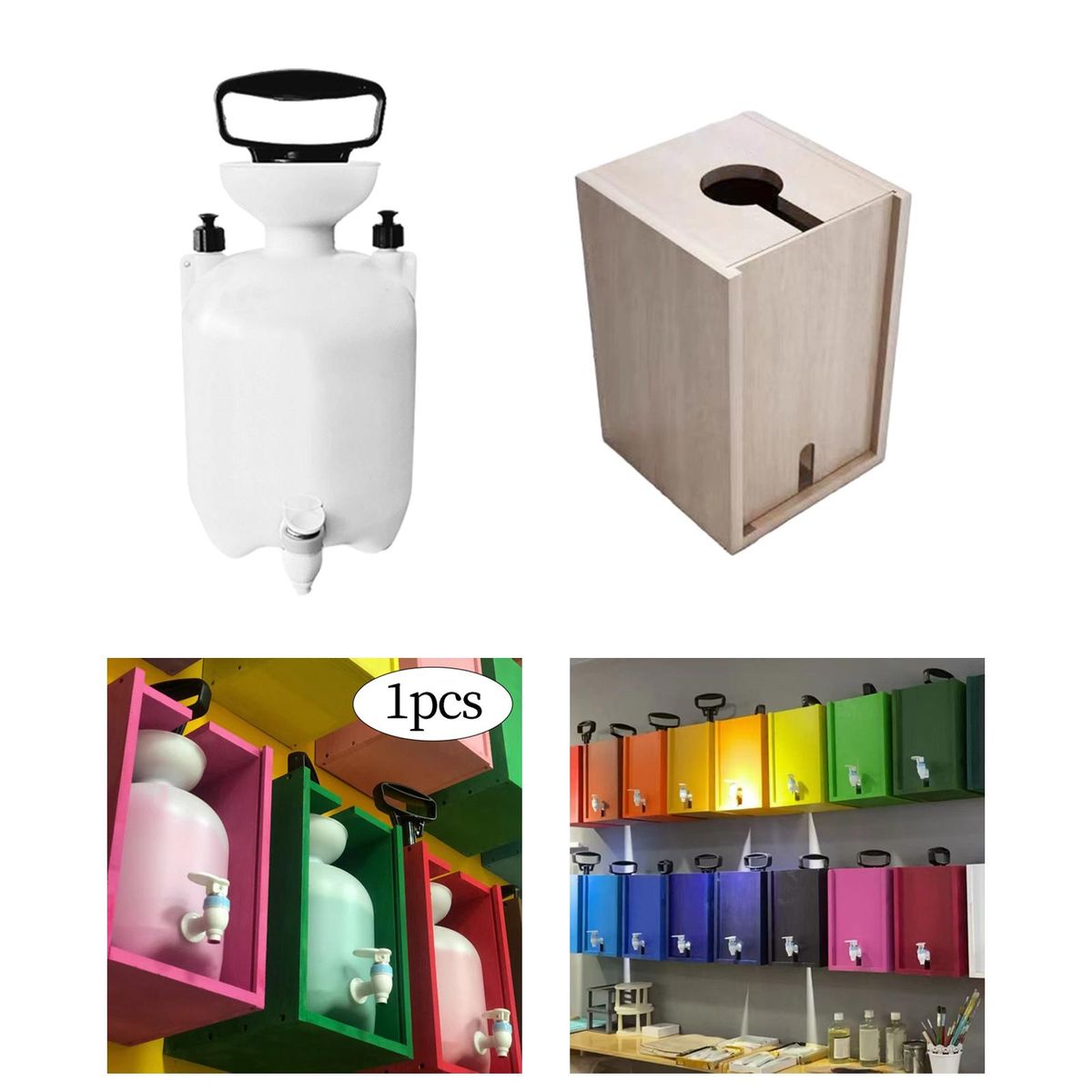 Paint Cup Pots Can Paint Bucket Paints Organization And