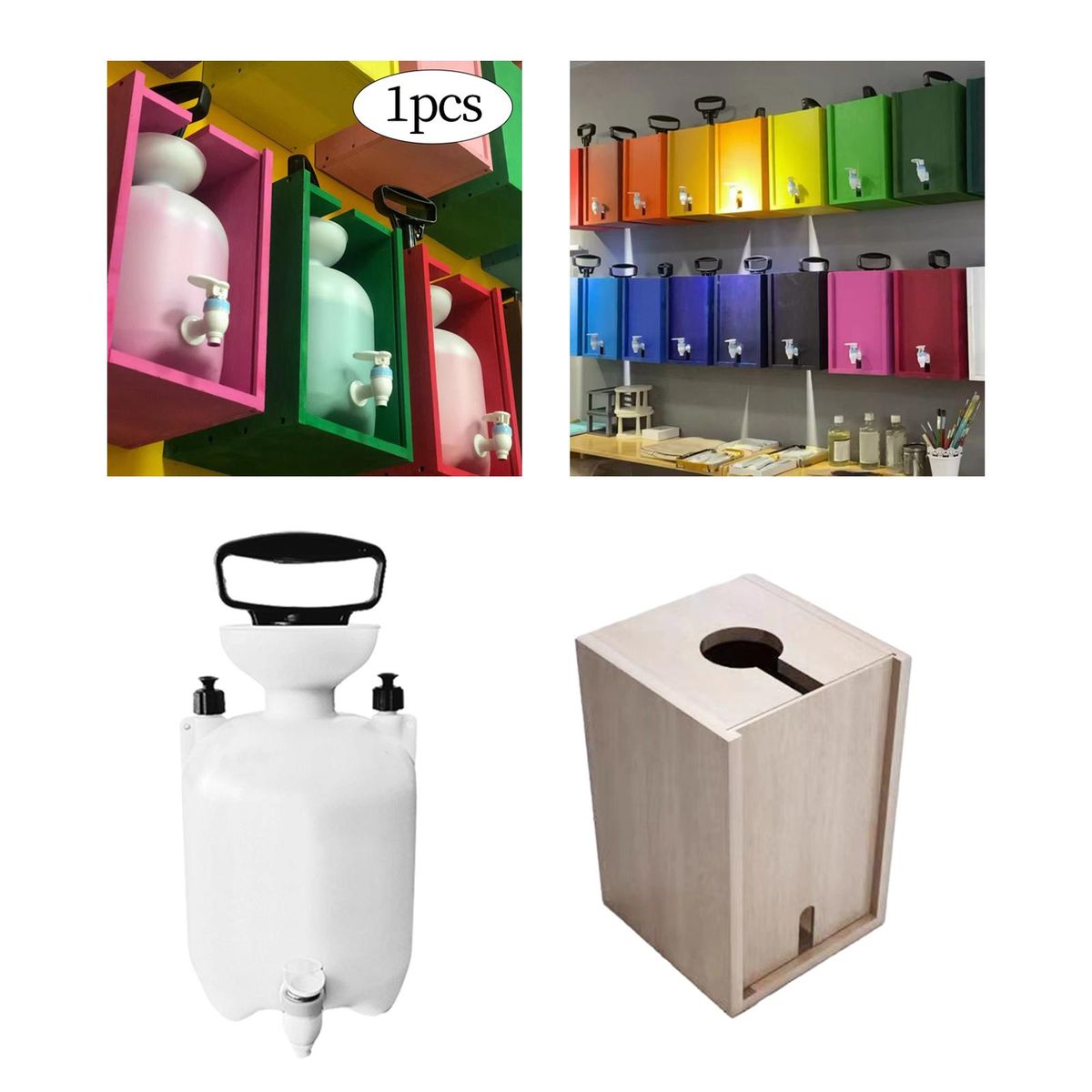 Paint Cup Pots Can Paint Bucket Paints Organization And