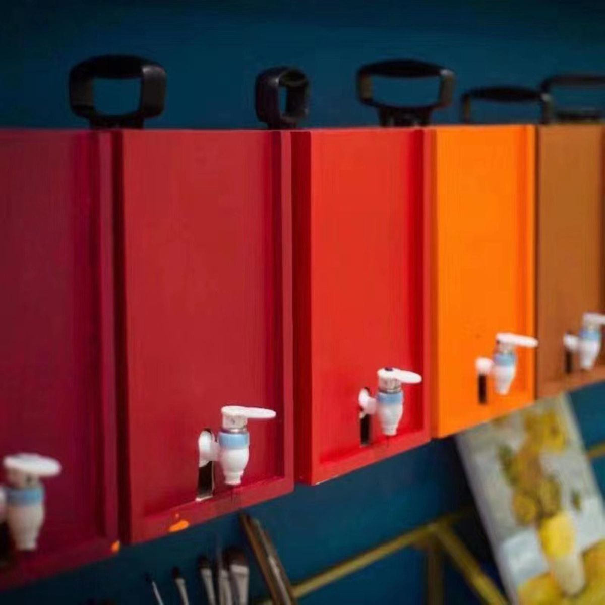 Paint Cup Pots Can Paint Bucket Paints Organization And