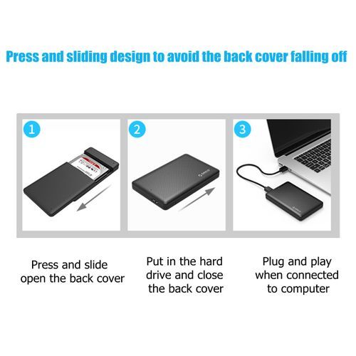 External 2.5'' Portable 8 TB Mobile Hard Drive Disk St Black