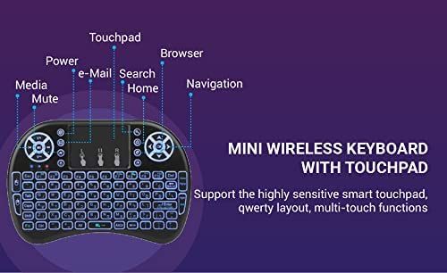 2023 The Latest Wireless Keyboard AirMouse 7-color RGB 2.4GHz With Touchpad
