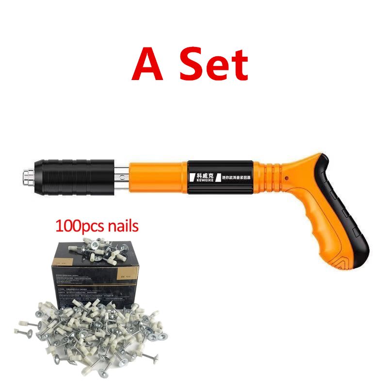 Manual Mini Steel Naiun Rivet Tool Ceiling Wall Anchor Wire Slotting Device Home Wall Fastener Metalworking Rivet Gun Tools
