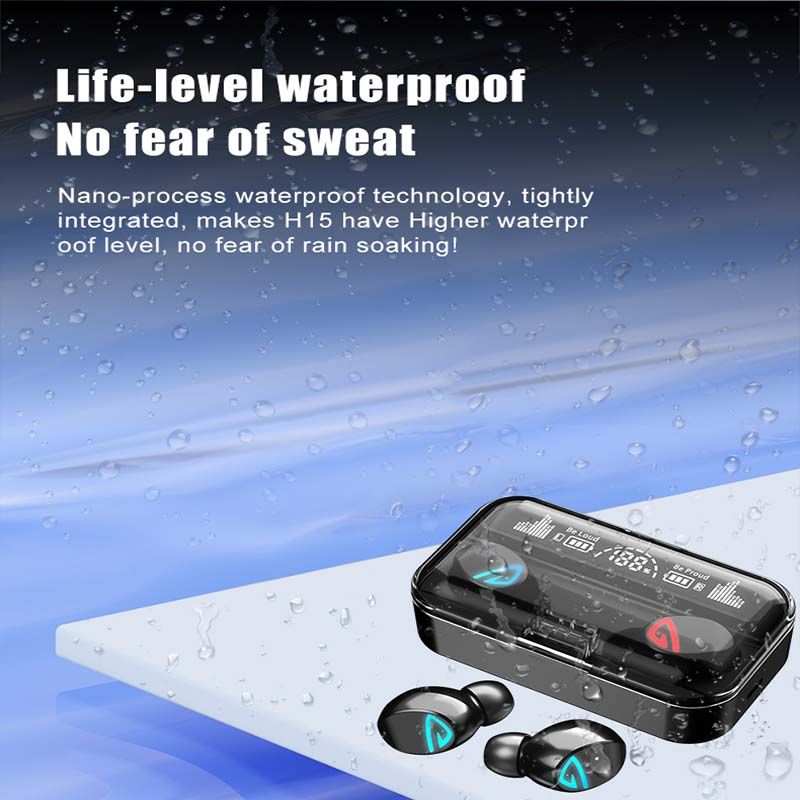 Wireless Bluetooth Earphone Headset Stereo Long Life Earbud