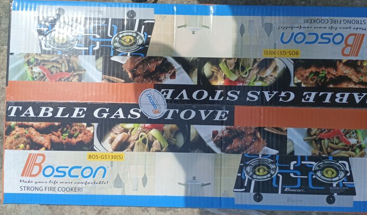 Universal Table Top Gas Cooker With Glass Top - 2 Burner - '